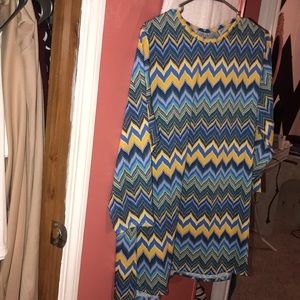 Homemade chevron shirt
